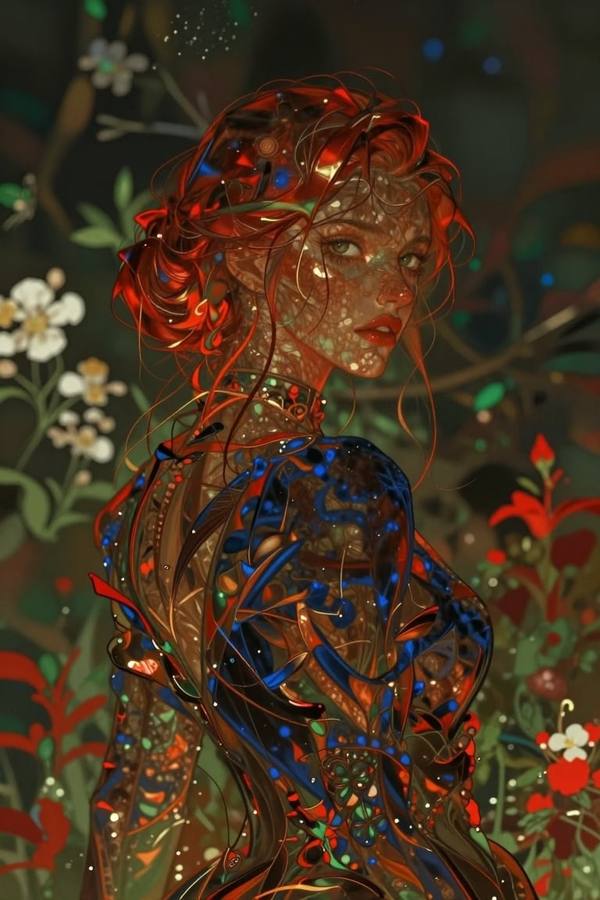 AI-generated image analyzed by PromptLens