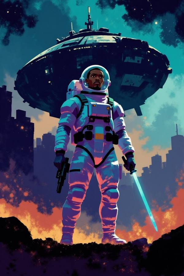 AI-generated image analyzed by PromptLens