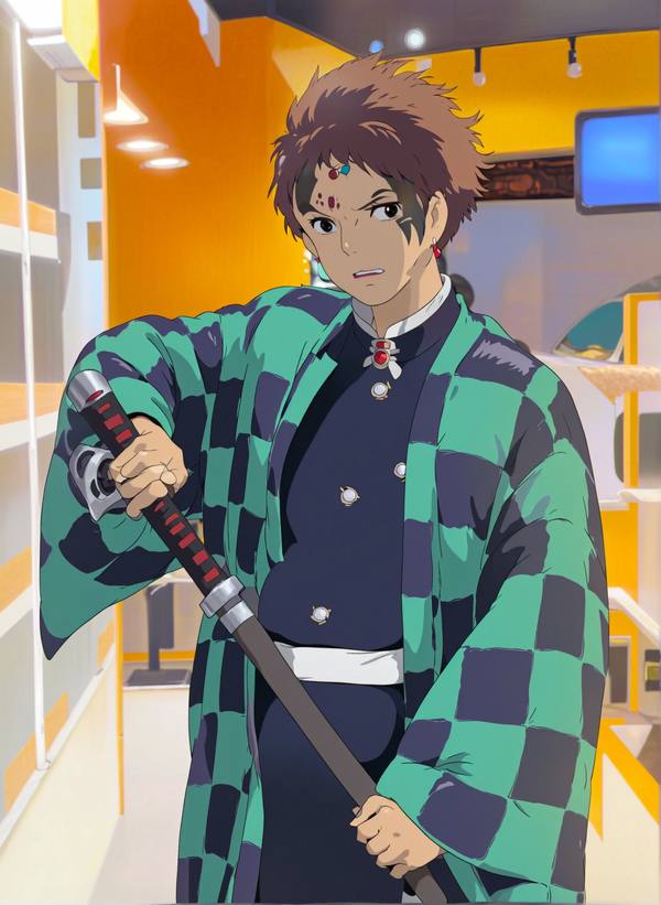 AI-generated image analyzed by PromptLens