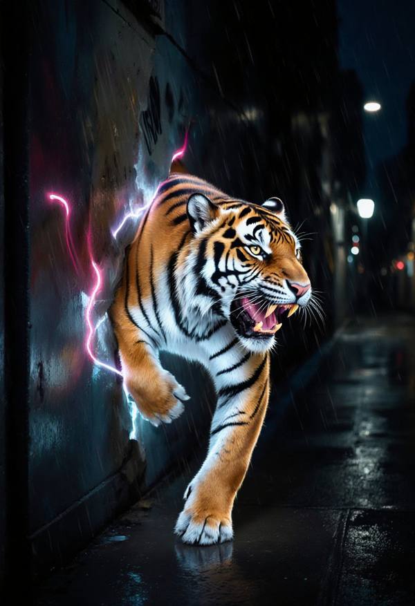 AI-generated image analyzed by PromptLens