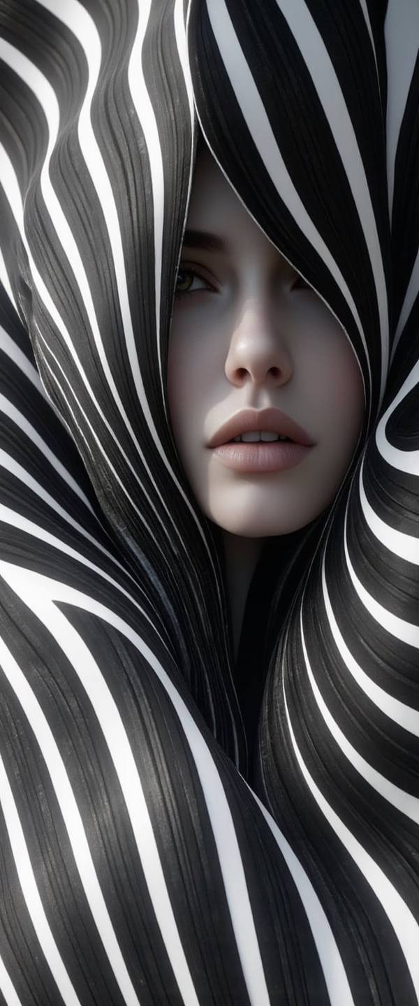 AI-generated image analyzed by PromptLens