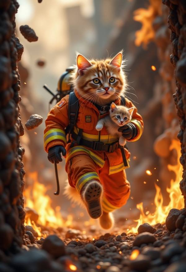 AI-generated image analyzed by PromptLens