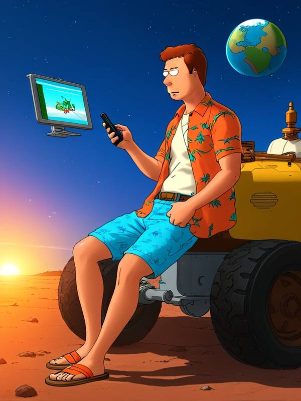 AI-generated image analyzed by PromptLens