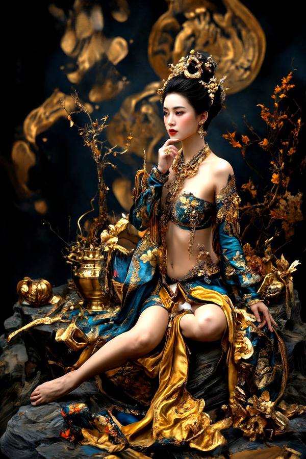 AI-generated image analyzed by PromptLens