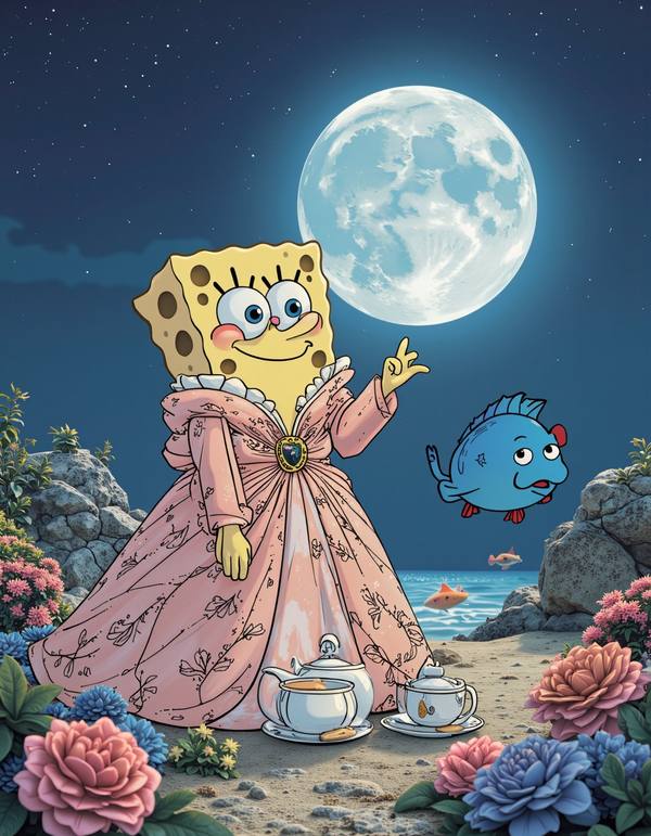 AI-generated image analyzed by PromptLens