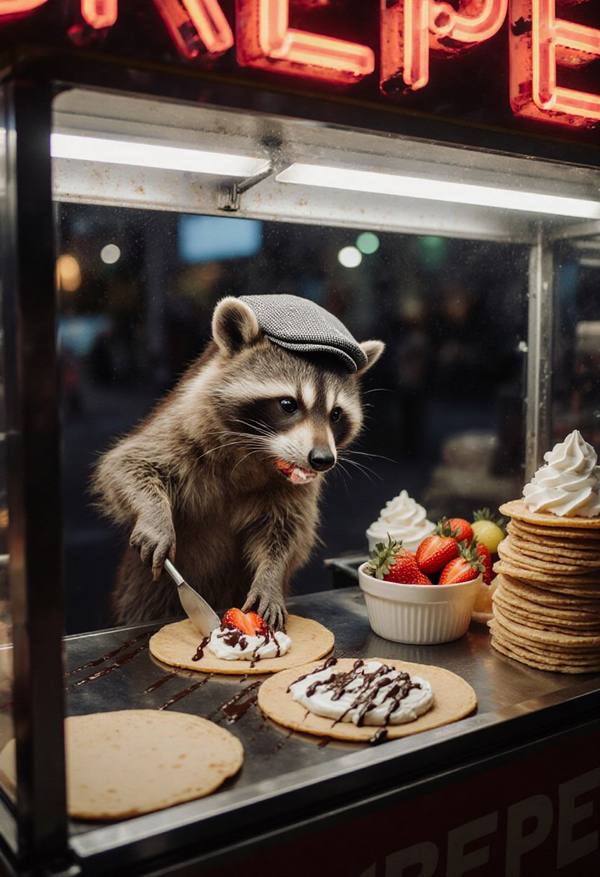 AI-generated image analyzed by PromptLens