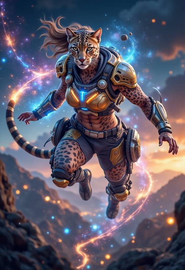 AI-generated image analyzed by PromptLens