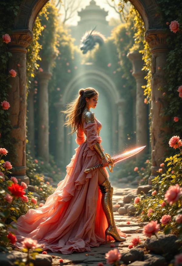 AI-generated image analyzed by PromptLens