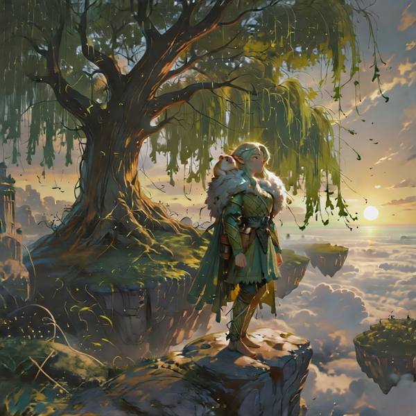 AI-generated image analyzed by PromptLens