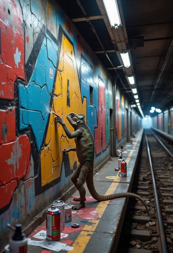 AI-generated image analyzed by PromptLens