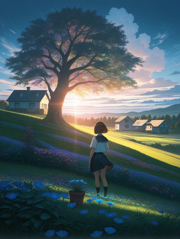 AI-generated image analyzed by PromptLens