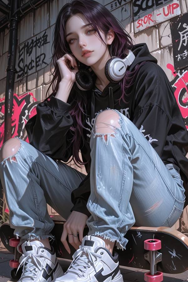 AI-generated image analyzed by PromptLens