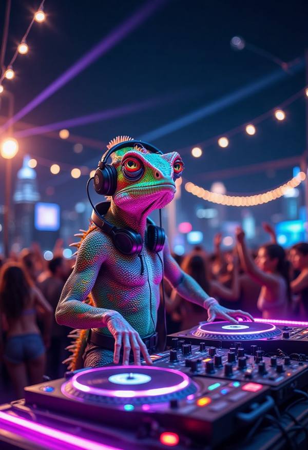 AI-generated image analyzed by PromptLens