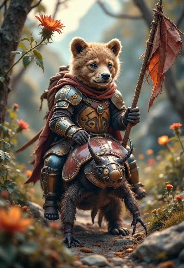 AI-generated image analyzed by PromptLens