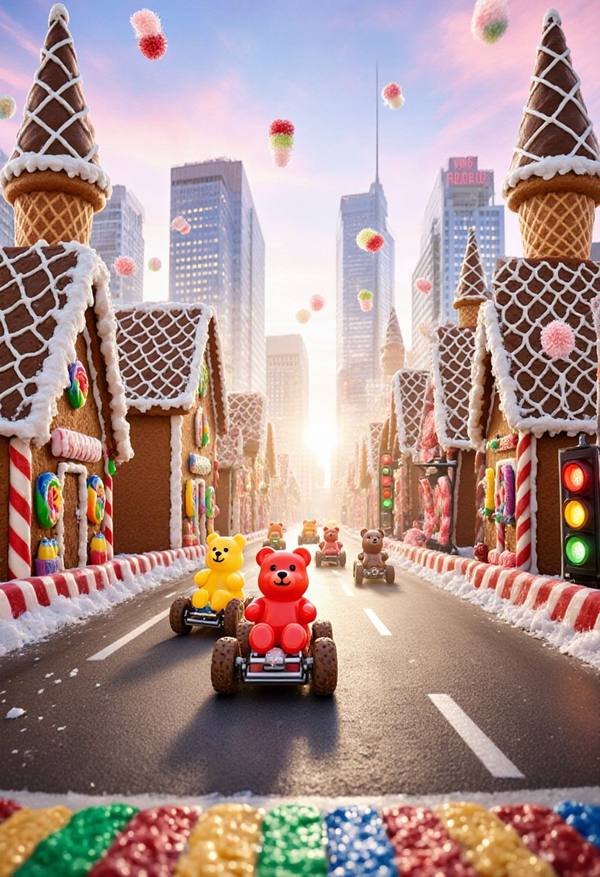 AI-generated image analyzed by PromptLens