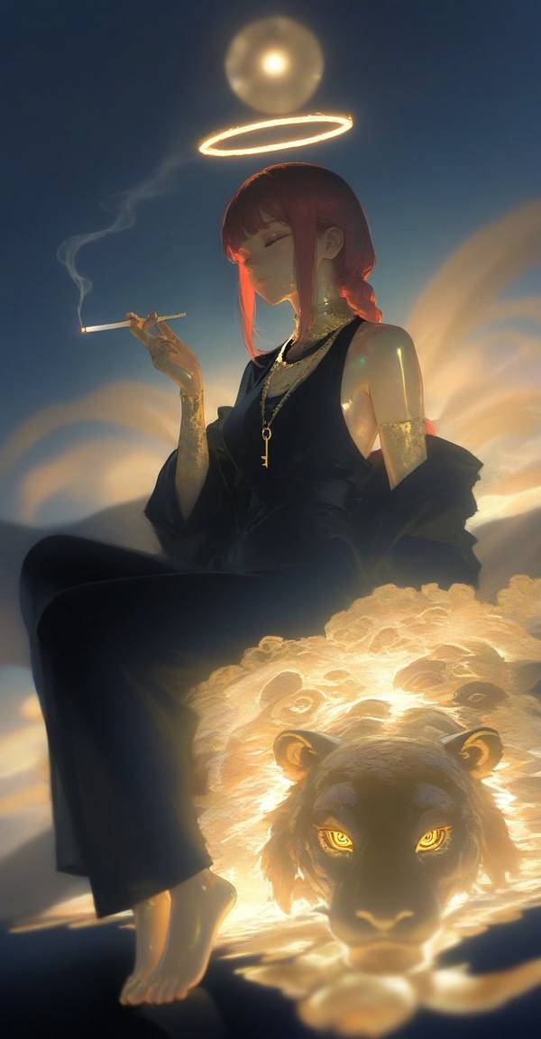 AI-generated image analyzed by PromptLens