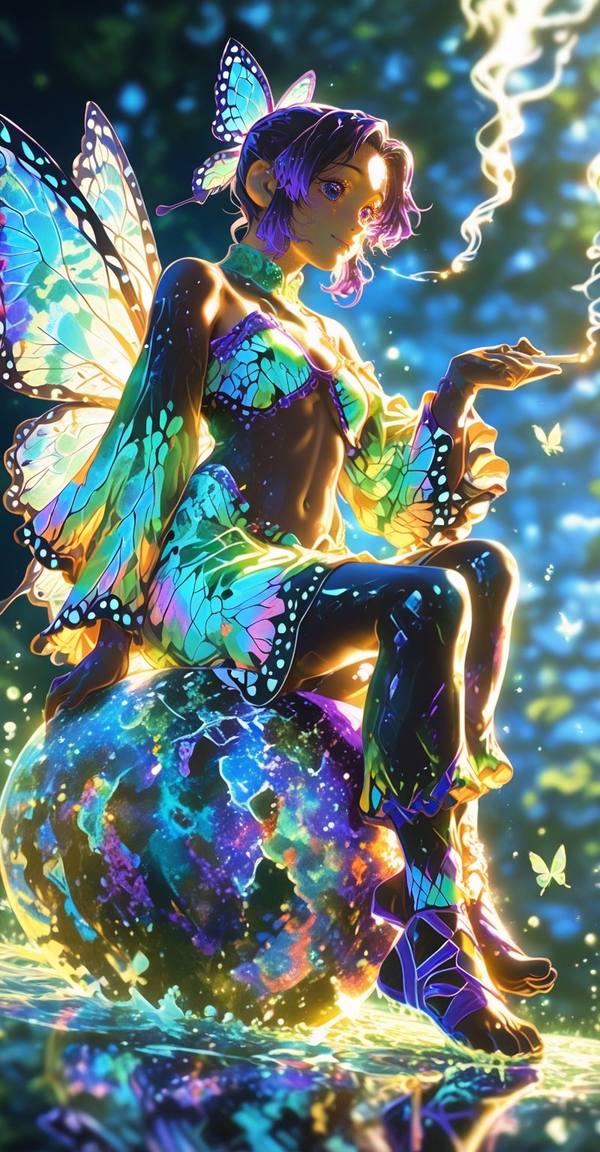 AI-generated image analyzed by PromptLens