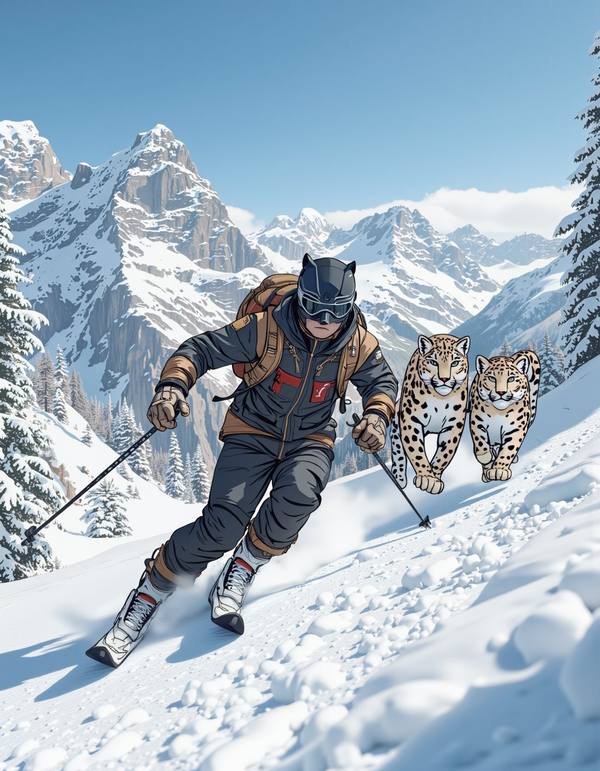 AI-generated image analyzed by PromptLens