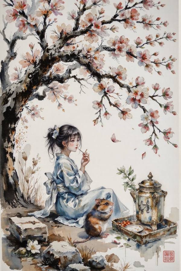 AI-generated image analyzed by PromptLens