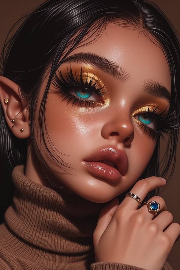 AI-generated image analyzed by PromptLens