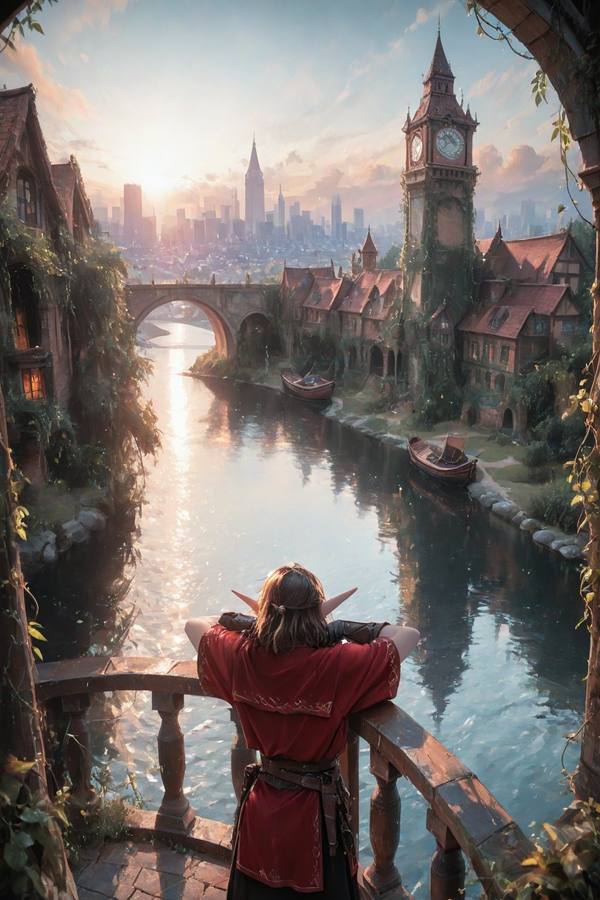 AI-generated image analyzed by PromptLens