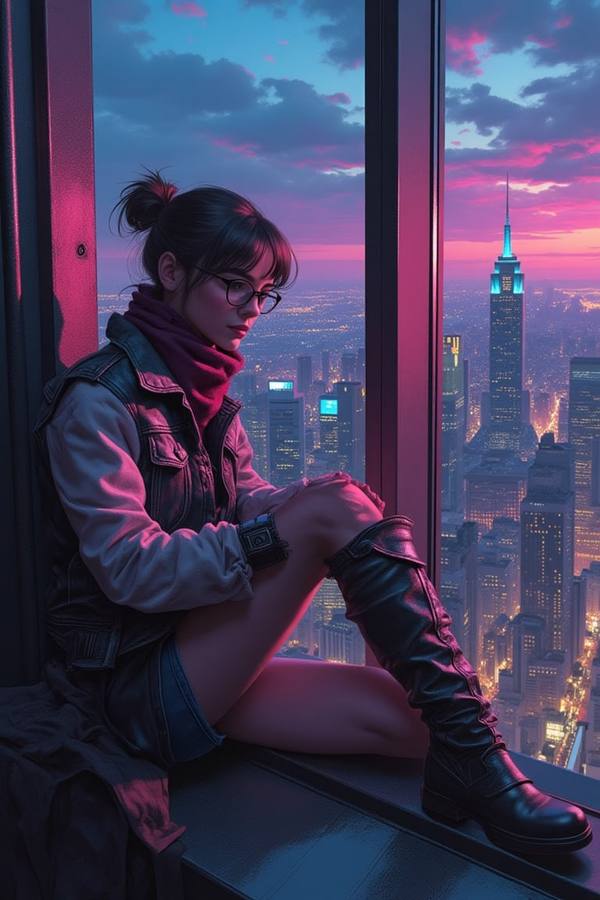 AI-generated image analyzed by PromptLens