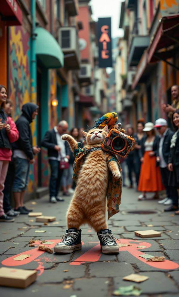 AI-generated image analyzed by PromptLens