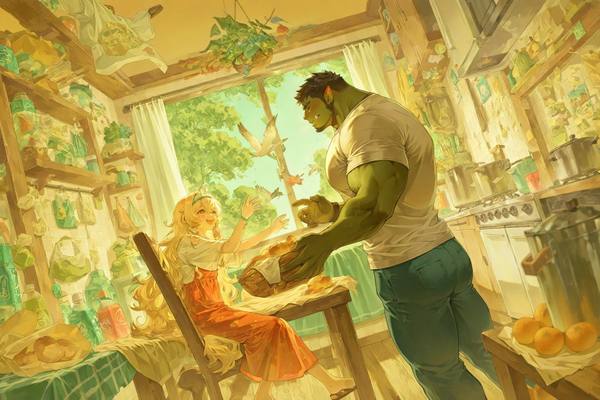 AI-generated image analyzed by PromptLens