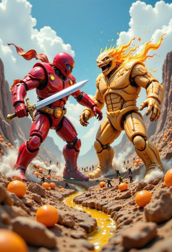 AI-generated image analyzed by PromptLens