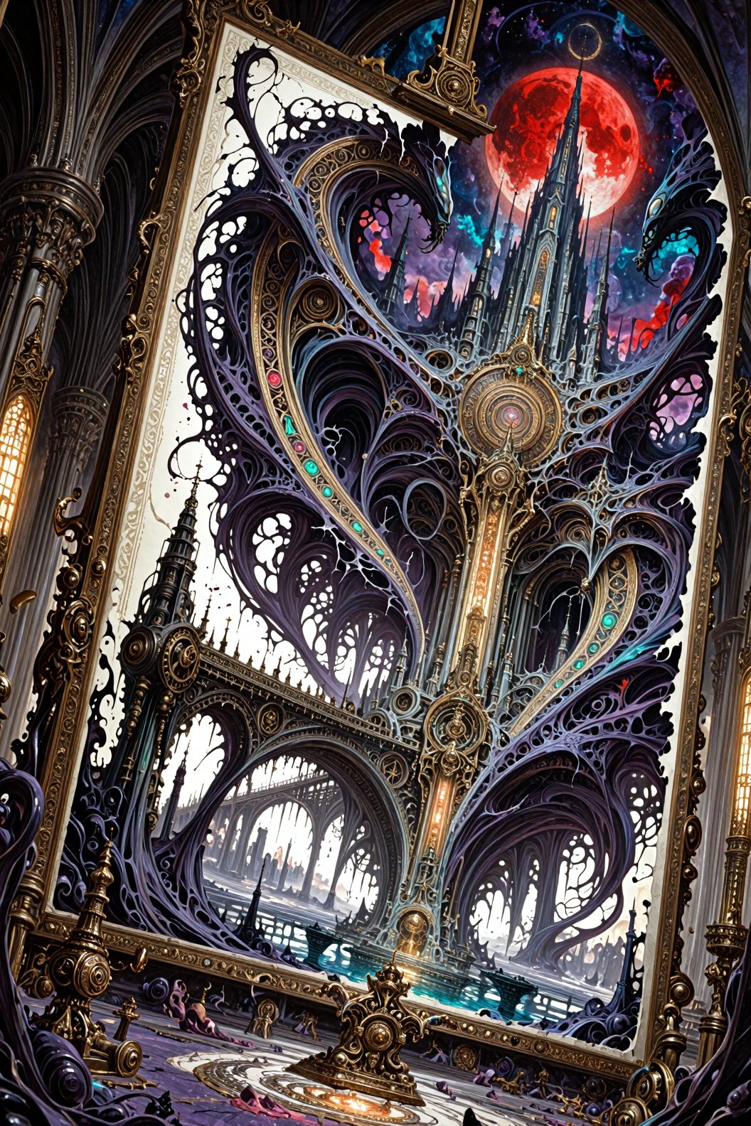 AI-generated image analyzed by PromptLens