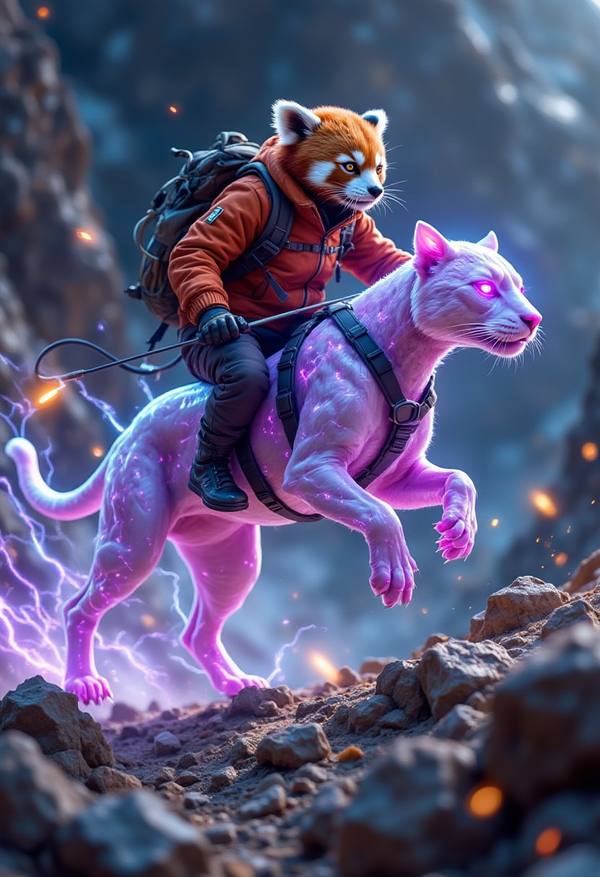 AI-generated image analyzed by PromptLens