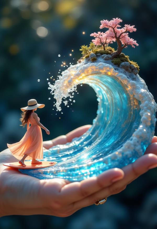 AI-generated image analyzed by PromptLens