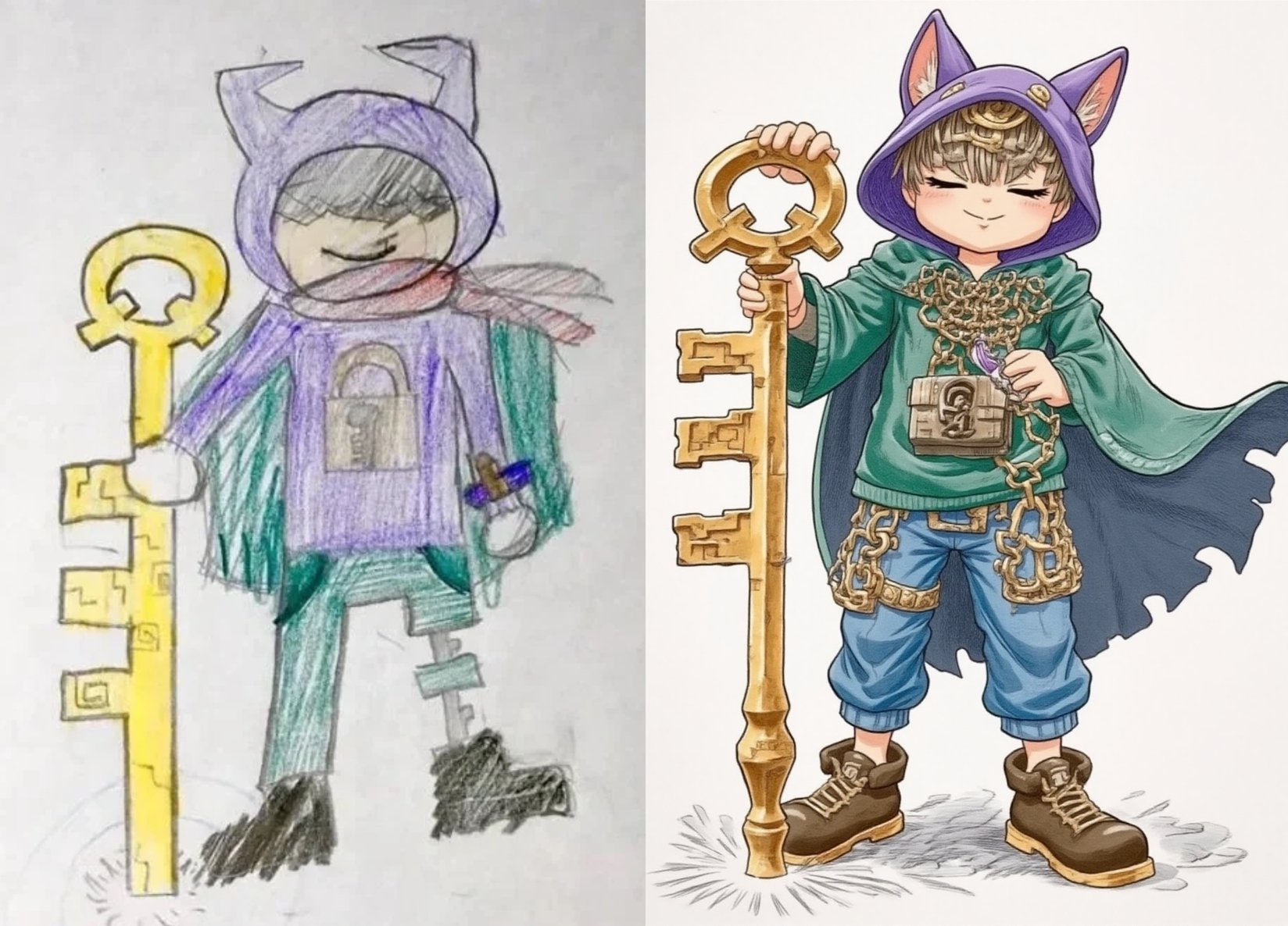 AI-generated image analyzed by PromptLens