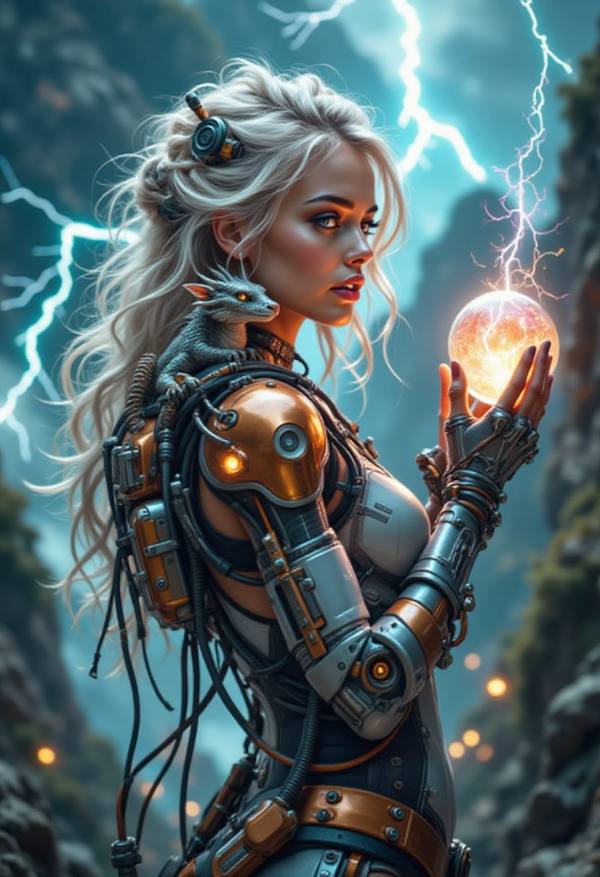 AI-generated image analyzed by PromptLens