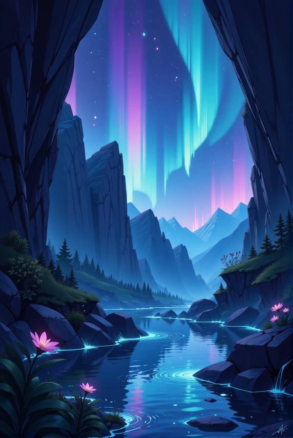 AI-generated image analyzed by PromptLens