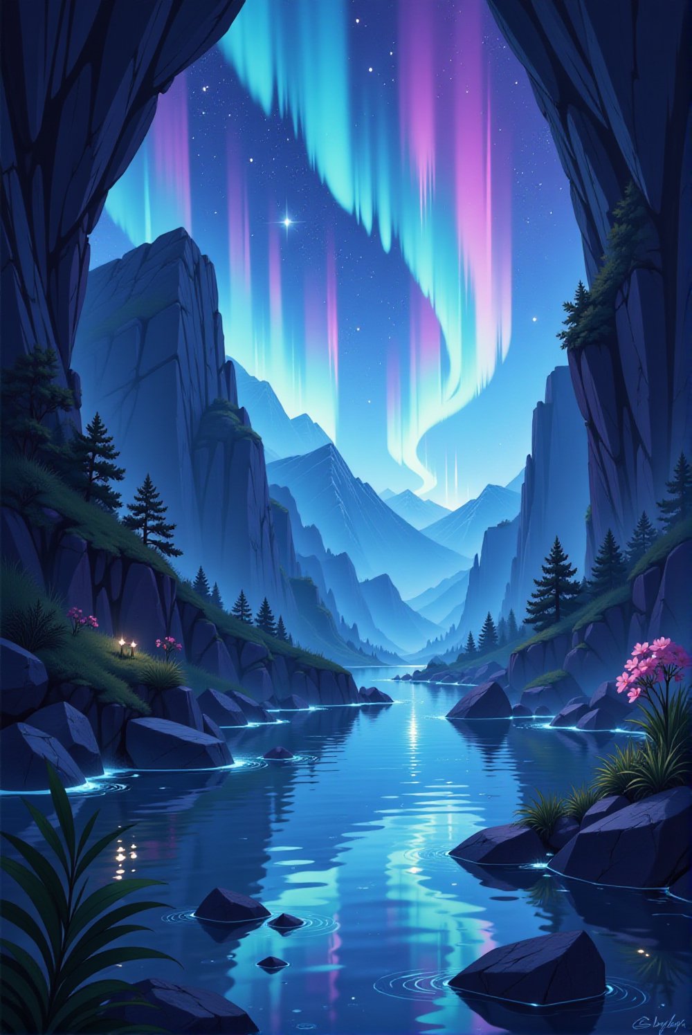 AI-generated image analyzed by PromptLens