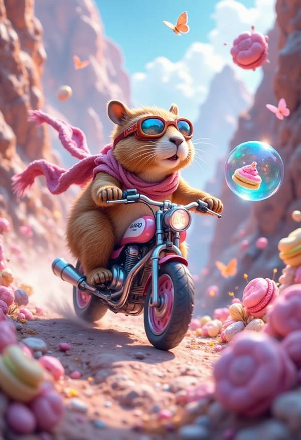 AI-generated image analyzed by PromptLens