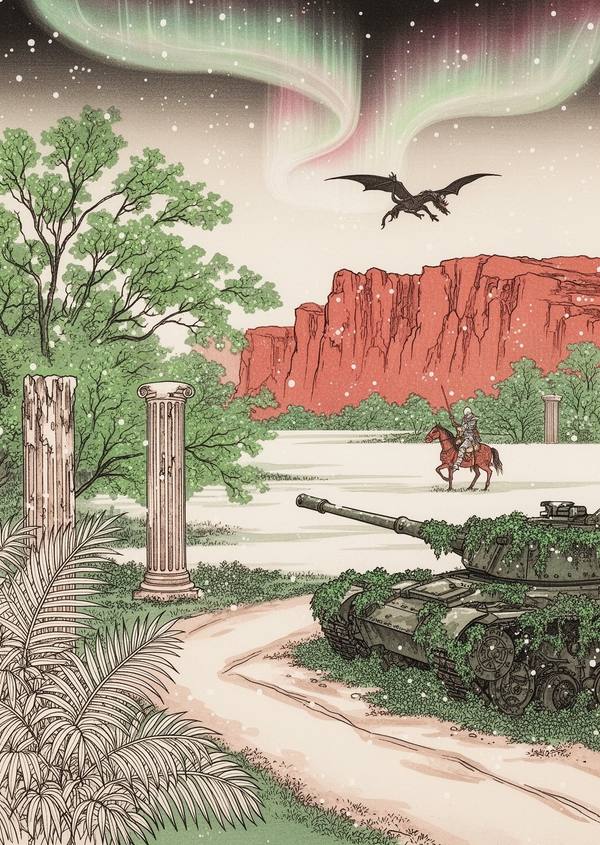 AI-generated image analyzed by PromptLens