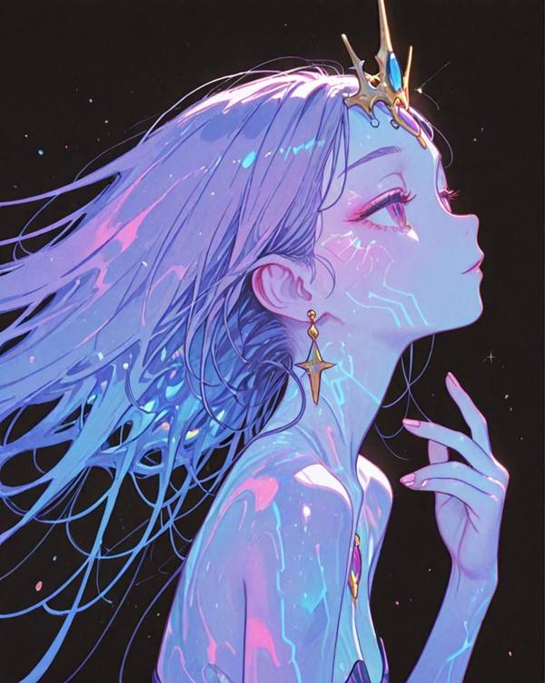 AI-generated image analyzed by PromptLens