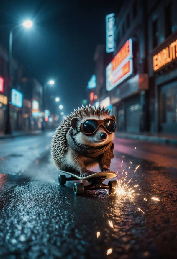 AI-generated image analyzed by PromptLens