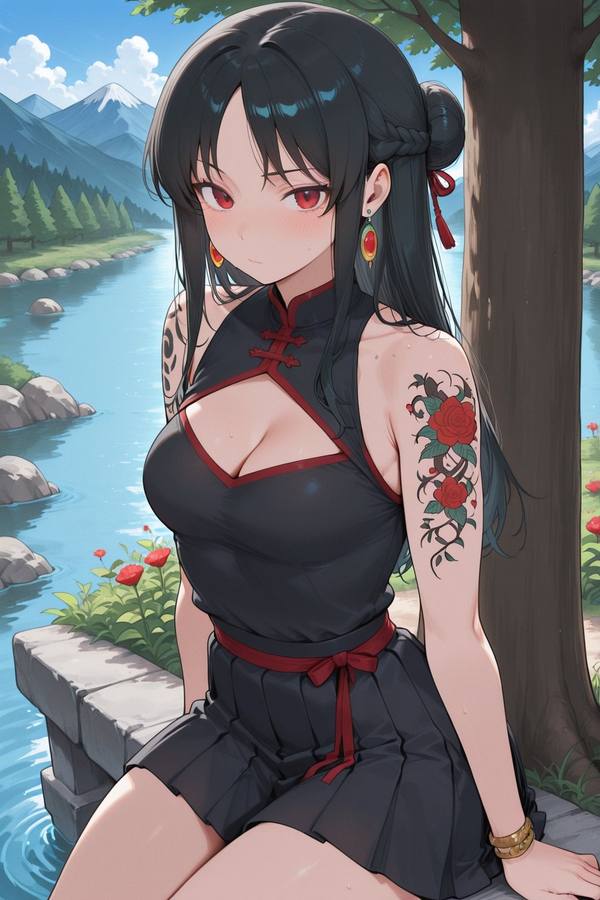 AI-generated image analyzed by PromptLens