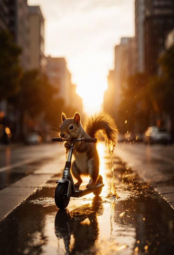 AI-generated image analyzed by PromptLens