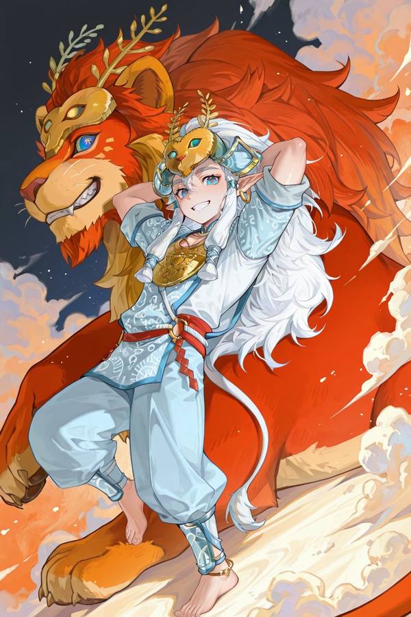 AI-generated image analyzed by PromptLens