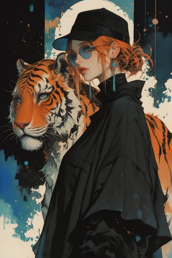 AI-generated image analyzed by PromptLens