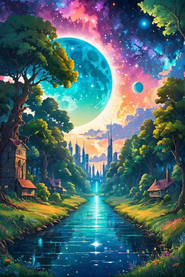 AI-generated image analyzed by PromptLens