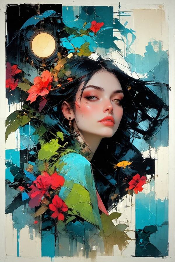 AI-generated image analyzed by PromptLens