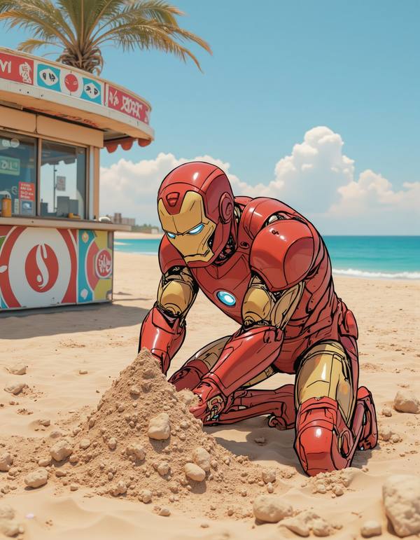 AI-generated image analyzed by PromptLens