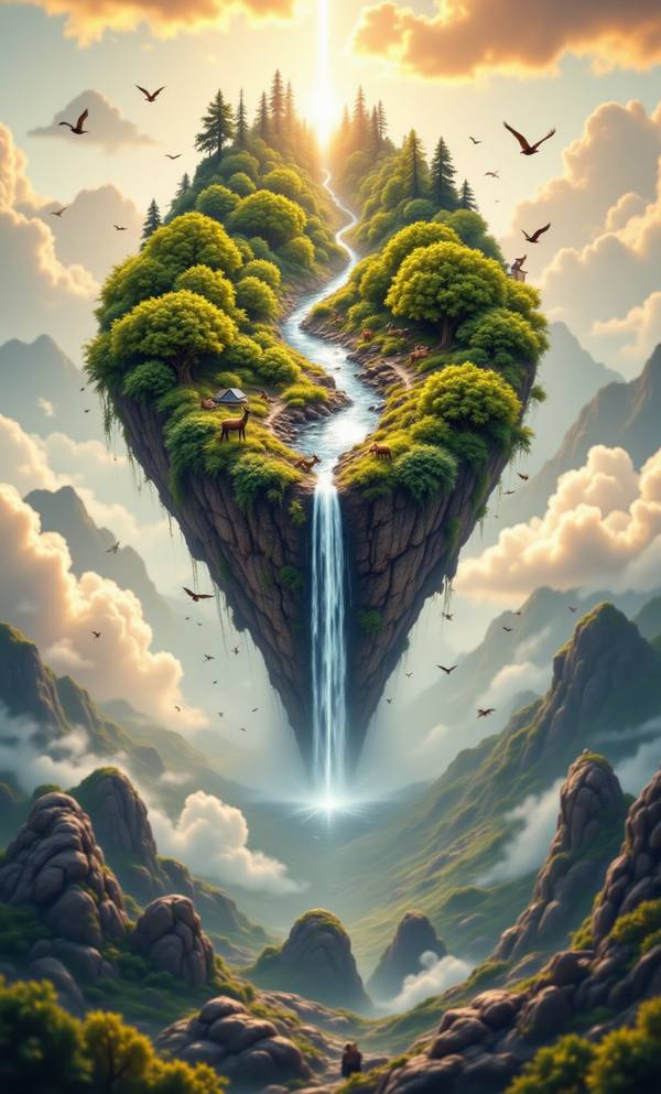 AI-generated image analyzed by PromptLens