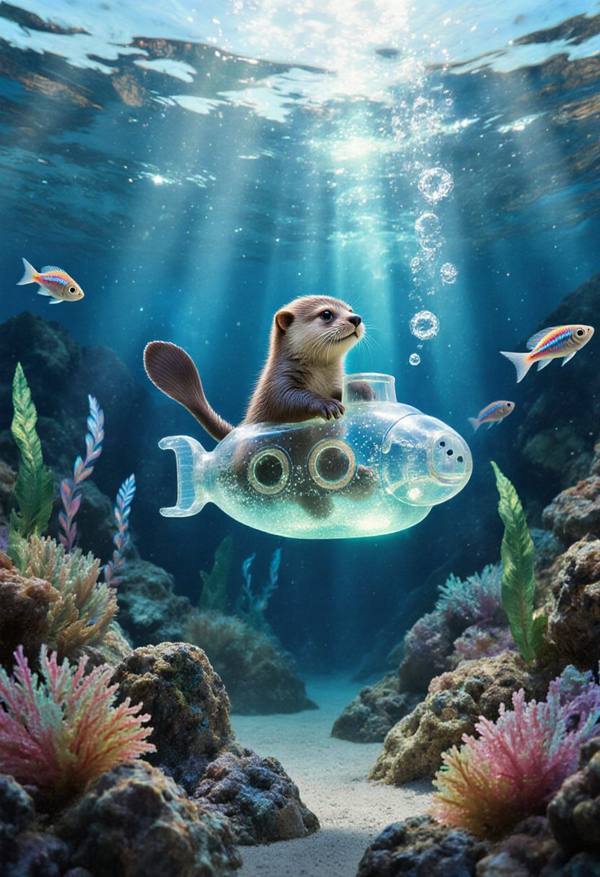 AI-generated image analyzed by PromptLens