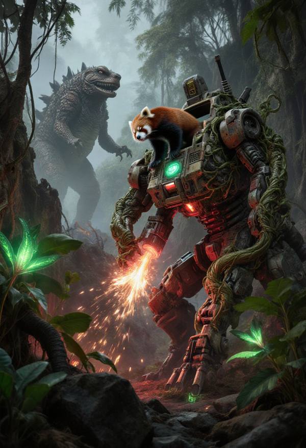 AI-generated image analyzed by PromptLens